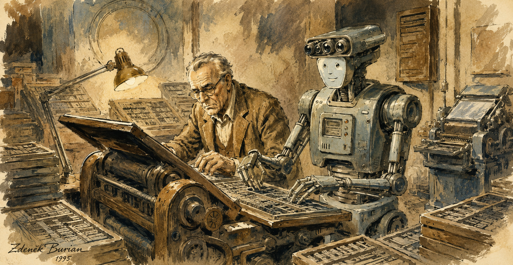 The robot Koumes from Asimov's story